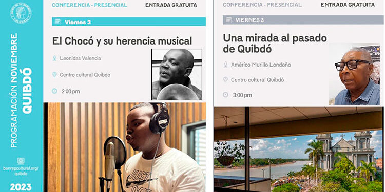 Conferencias sobre herencia musical del Chocó y el pasado de Quibdó