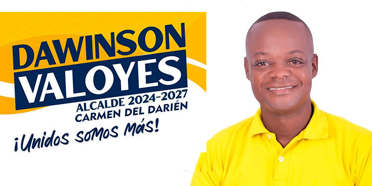 Dawinson Valoyes, alcalde de Carmen del Darién 2024-2027