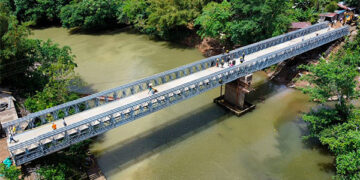 Chocó: Ya fue instalado el nuevo puente de La Encharcazón