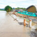 Istmina: creciente del río San Juan afecta trabajos de muro de contención