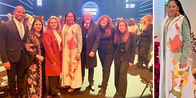 Elizabeth Moreno recibió en Suiza el Premio Nansen de refugiados