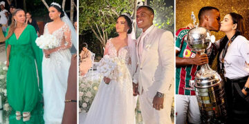 Matrimonio del futbolista Jhon Arias y Alejandra Aguilar