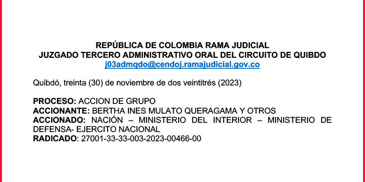 Admiten Acción de Grupo