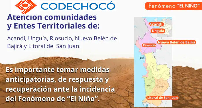 Codechocó emite alerta naranja por probabilidad de incendios