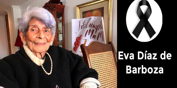A sus 103 años murió Eva Díaz de Barbosa