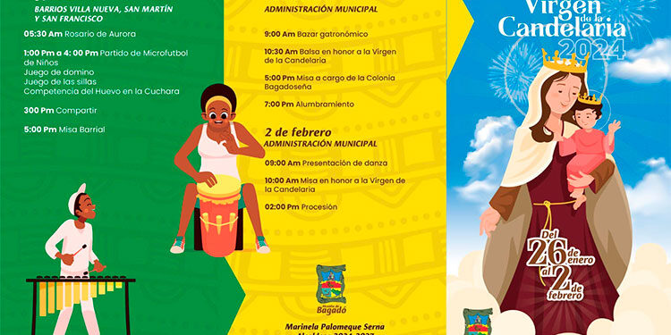 Bagadó: fiestas de la Virgen de la Candelaria
