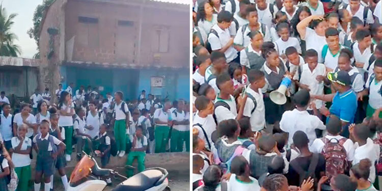 Bahía Solano: paro de estudiantes en Ciudad Mutis