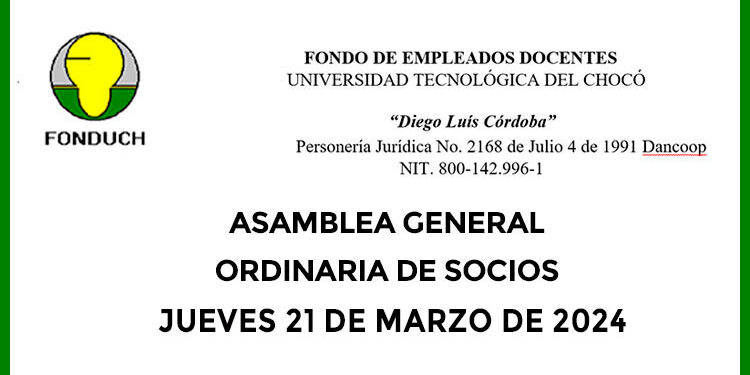Fonduch: asamblea general ordinaria de socios