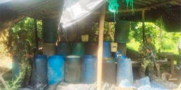 Destruyen laboratorio de coca en zona rural de Istmina