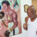 Un boxeador chocoano que cambió los guantes por el pincel