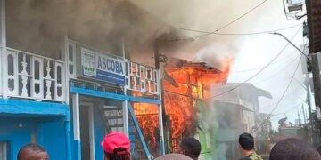 Incendio destruyó más de 10 viviendas en Riosucio, Chocó