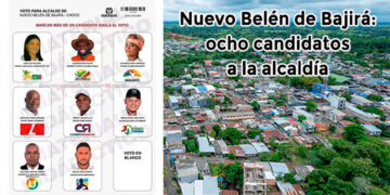 Nuevo Belén de Bajirá: ocho candidatos a la alcaldía