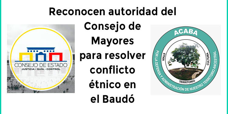 Reconocen autoridad del Consejo de Mayores para resolver conflicto étnico en el Baudó