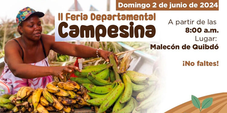 Feria Departamental Campesina: domingo 2 de junio