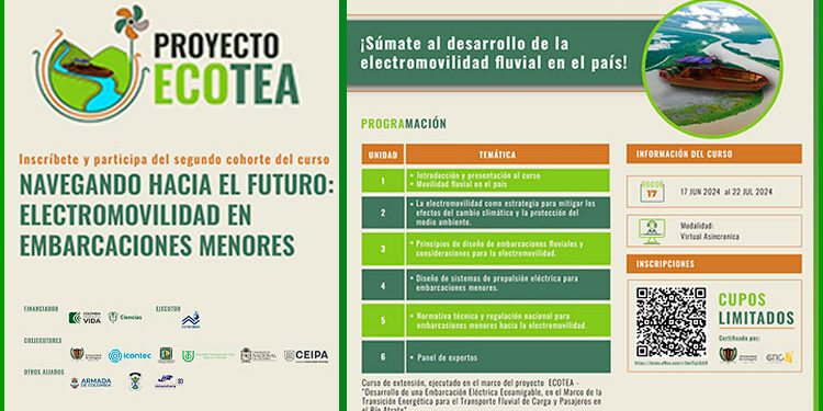 Quibdó. Curso: Navegando Hacia el Futuro: Electromovilidad en Embarcaciones Menores