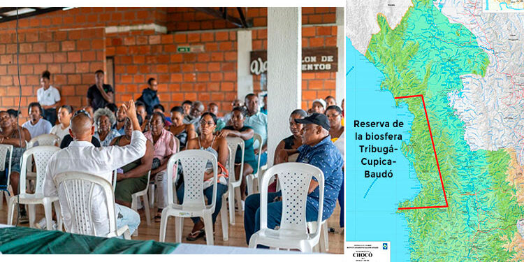 Talleres sobre la reserva de la biosfera Tribugá-Cupica-Baudó
