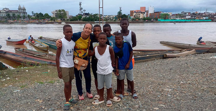 Secretaria de la Federación Colombiana de Canotaje visitó Quibdó