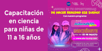 Capacitación en ciencia para niñas de 11 a 16 años