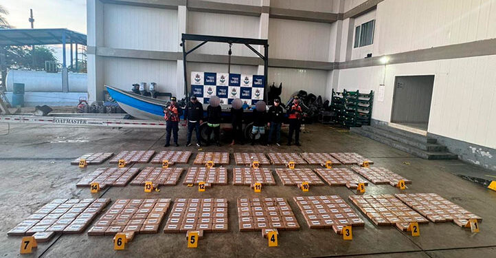 Acandí: incautan más de media tonelada de cocaína