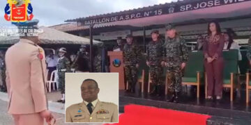 Coronel Harrynton Smith, comandante de la Brigada 15 del Ejército Nacional