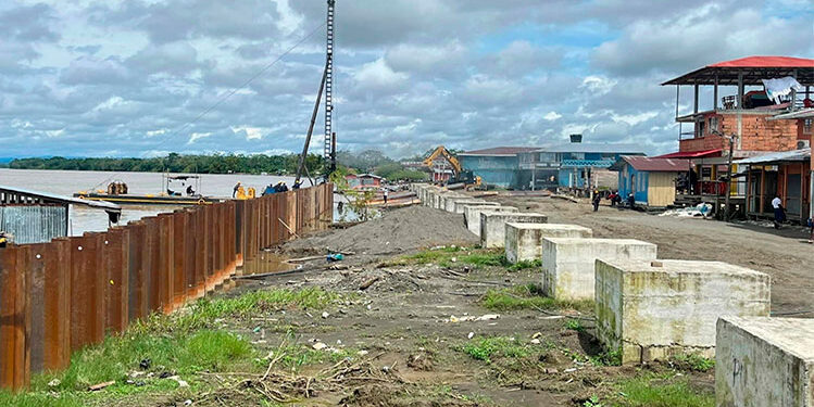 Carmen del Darién: sigue adelante la construcción del muro malecón en Curbaradó