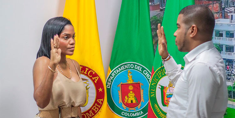 Karen Chaparro Peña, secretaria general de la alcaldía de Quibdó