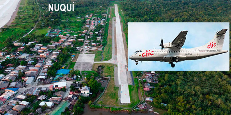 Aerolínea Clic inaugura el 1 de agosto su ruta Pereira-Nuquí