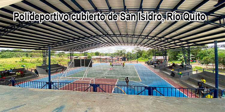 Inauguran dos obras en Río Quito