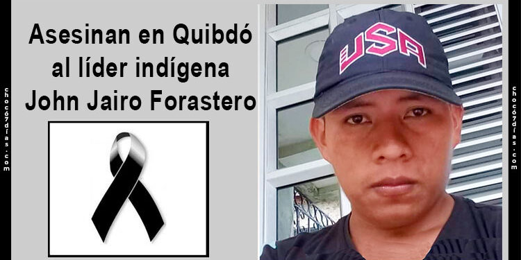 Asesinan en Quibdó a líder indígena https://choco7dias.com/asesinan-en-quibdo-a-lider-indigena/