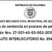 Corrección de sentencia en proceso de pertenencia