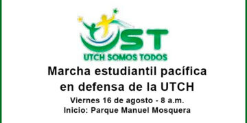 Marcha estudiantil en Quibdó