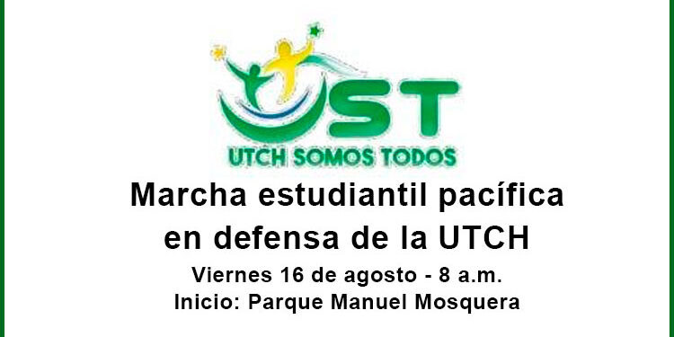 Marcha estudiantil en Quibdó