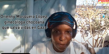 Orianny Mosquera, ginecóloga chocoana que salva vidas en Gaza.