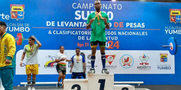 Excelente resultado del Chocó en el Campeonato sub 20 de Levantamiento de Pesas