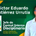 Nuevo Jefe de Control Interno de la UTCH