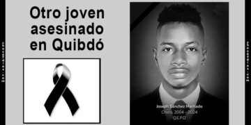 Otro joven asesinado en Quibdó