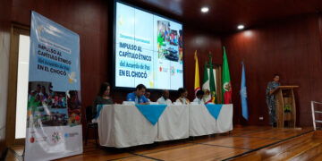 Este primer encuentro contó con la participación, entre otros, de la embajadora de México en Colombia, Martha Patricia Ruiz Anchondo. México es país acompañante del Capítulo Étnico.