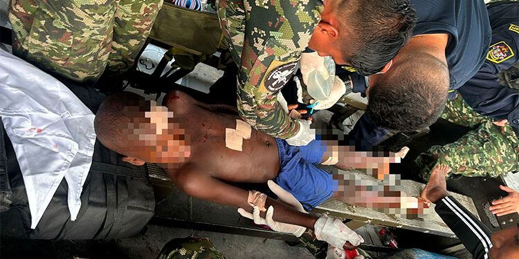Un niño resultó herido por un artefacto explosivo en Panamacito, Istmina