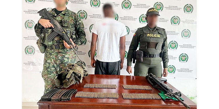 Nóvita: se entregó un miembro del Clan del Golfo