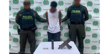 Quibdó: otro capturado con una subametralladora Mini Uzi
