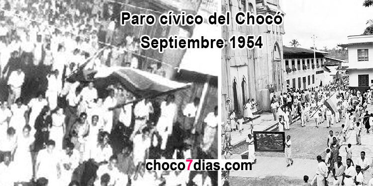 Paro cívido del Chocó, septiembre 1954.