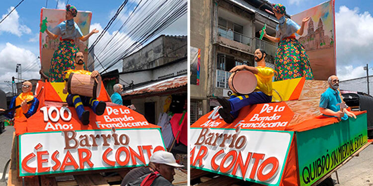 Chocó, San Pacho 2024: disfraz del barrio César Conto