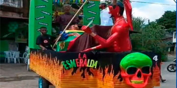 San Pacho 2024: disfraz del barrio La Esmeralda
