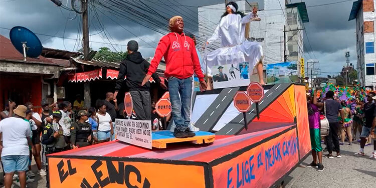 Chocó, San Pacho 2024: disfraz del barrio El Silencio
