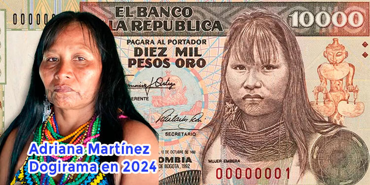 Indígena chocoana pide indemnización por salir en billete del Banco de la República