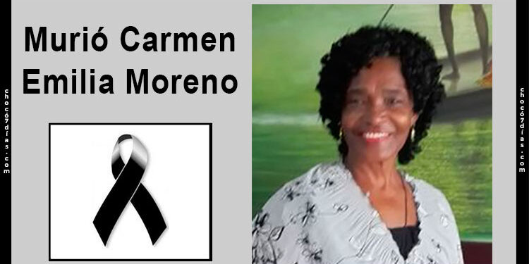Murió Carmen Emilia Moreno