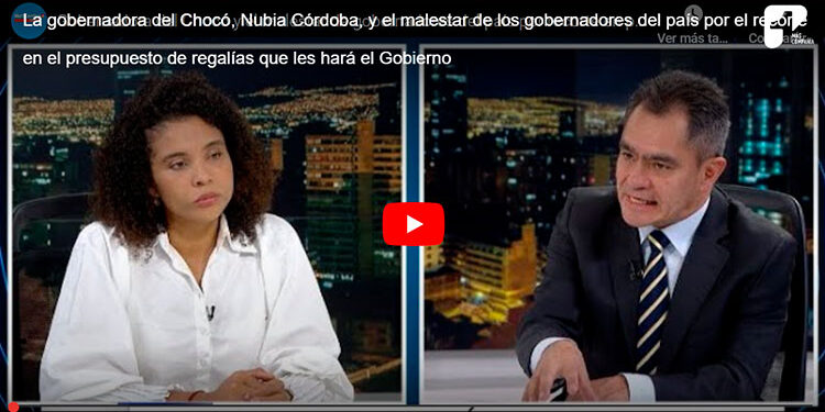 “La reducción de regalías del 15 % es un gran golpe al Chocó”: Gobernadora