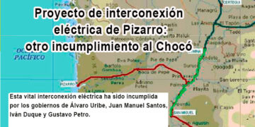 Otro incumplimiento al Chocó: interconexión Pizarro