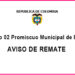 Aviso de remate