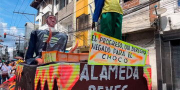 Quibdó, San Pacho 2024: disfraz del barrio Alameda Reyes